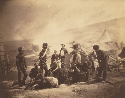 第8ヒュッサーのクッキングハウス 作： Roger Fenton