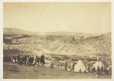 馬砲兵の野営地 作： Roger Fenton
