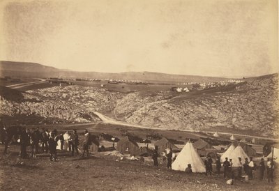 馬砲兵の野営地 作： Roger Fenton