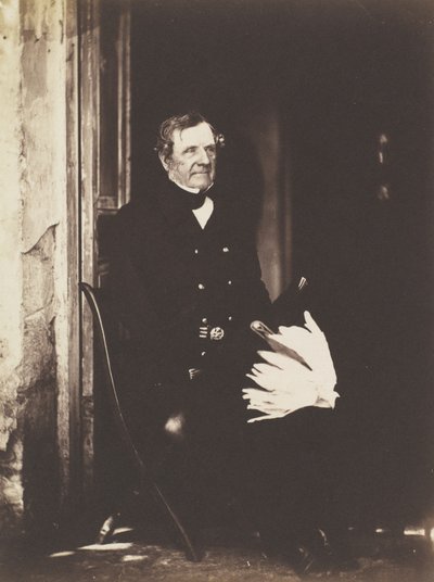 陸軍元帥ラグラン卿、クリミア、1855年。 作： Roger Fenton