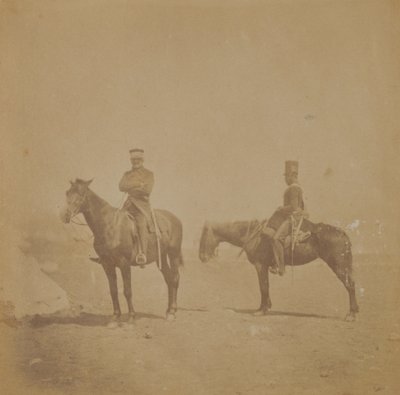 ジョンペネファー将軍と秩序ある1855 作： Roger Fenton