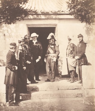 本部のグループ、1855年。 作： Roger Fenton