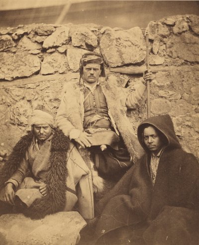 クロアチア酋長グループ。 作： Roger Fenton