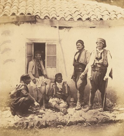 モンテネグロ人のグループ。 作： Roger Fenton