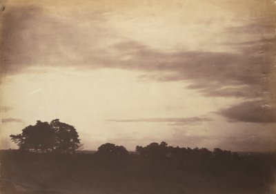 雲のある風景、おそらく 1856 年。 作： Roger Fenton
