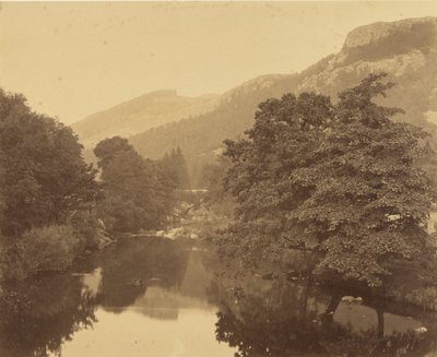 [川のある風景］ 作： Roger Fenton