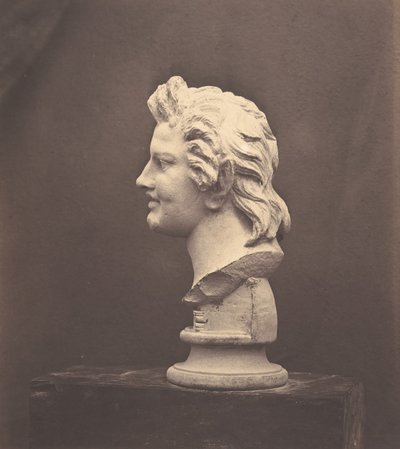 笑うサテュロス、1854-58。 作： Roger Fenton