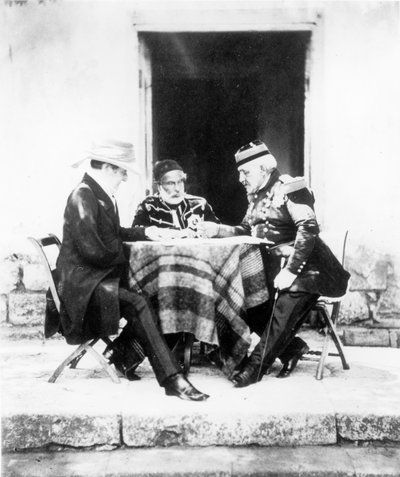 ラグラン卿、オマール・パシャ、ペリシエ将軍、クリミア 作： Roger Fenton