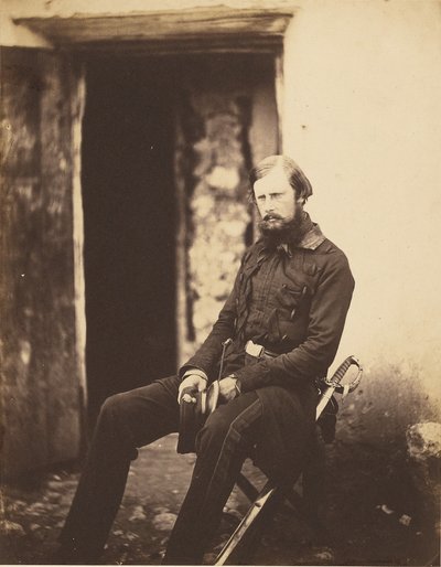 ザクセン・ワイマール公エドワード中佐。 作： Roger Fenton