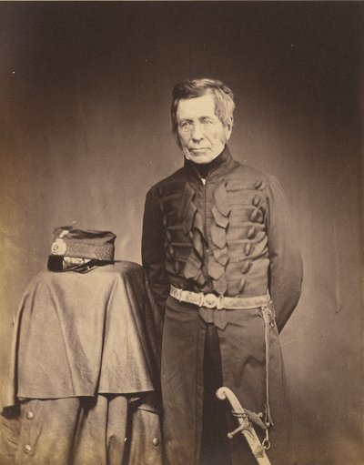 J.バーゴイン中将、G.C.B. 作： Roger Fenton