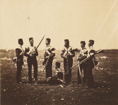 第68連隊の兵士たち 作： Roger Fenton