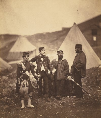 第42ハイランダーズの役員 作： Roger Fenton