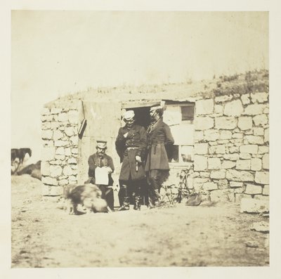 サー・リチャード・イングランド中将の参謀将校 作： Roger Fenton
