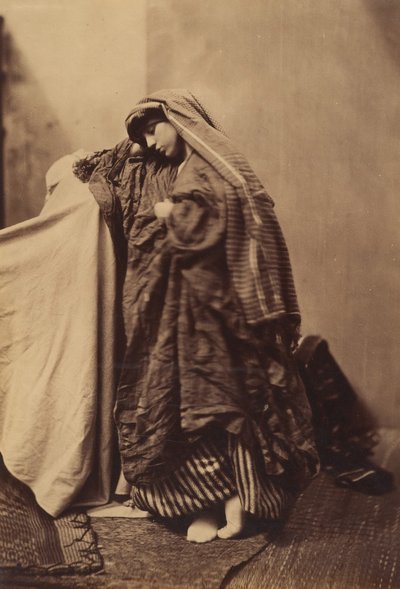 女性のオリエンタリスト研究、1858年。 作： Roger Fenton