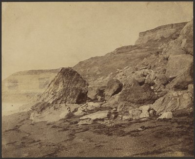 ロッケンエンド（西方向）、ワイト島 作： Roger Fenton
