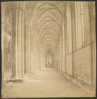 ソールズベリー大聖堂南通路 作： Roger Fenton