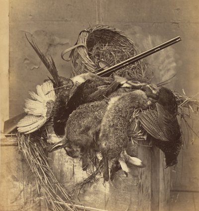 [ジビエと銃のある静物］ 作： Roger Fenton