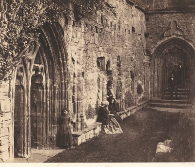 回廊、ティンターン修道院 作： Roger Fenton