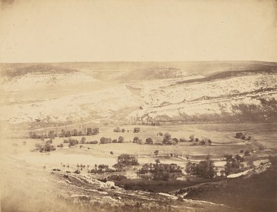 インケルマンの谷III。 作： Roger Fenton