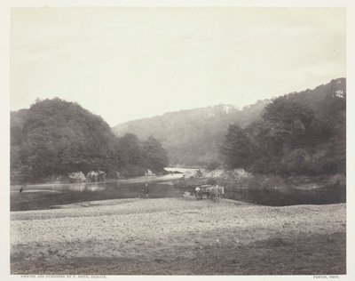 リブルの眺め、ヨークシャー 作： Roger Fenton