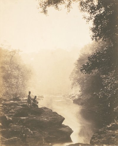 波止場とプール、海峡の下、1854 年。 作： Roger Fenton