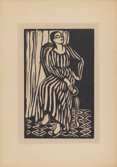 Raidallinen mekko 作： Roger Fry