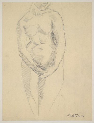 手を組んだヌード 作： Roger de La Fresnaye