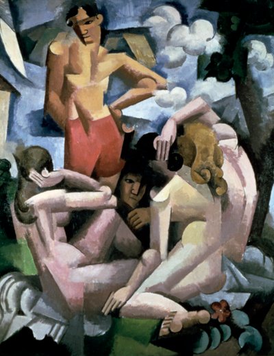 入浴者、1912。 作： Roger de La Fresnaye