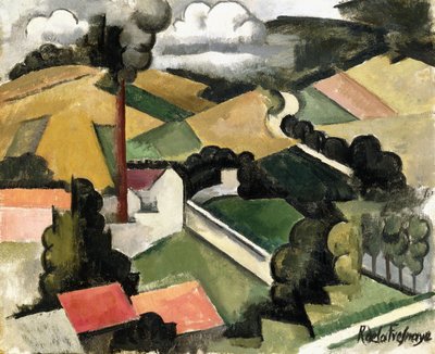 暖炉工場 作： Roger de La Fresnaye
