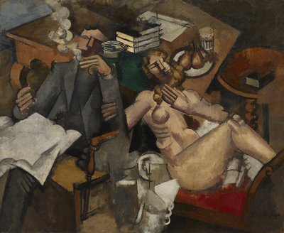 結婚生活 作： Roger de La Fresnaye