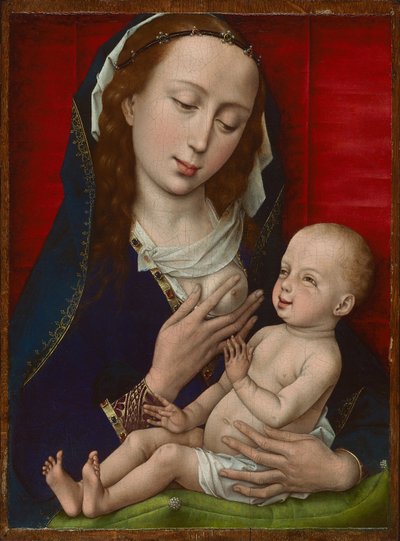 聖母子 作： Rogier van der (workshop of) Weyden