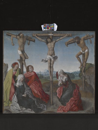 はりつけ（木に油彩） 作： Rogier van der Weyden