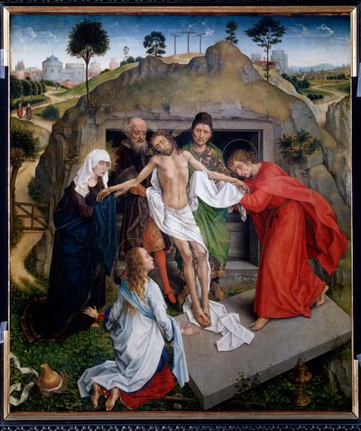キリストの嘆き - 油彩・パネル 作： Rogier van der Weyden