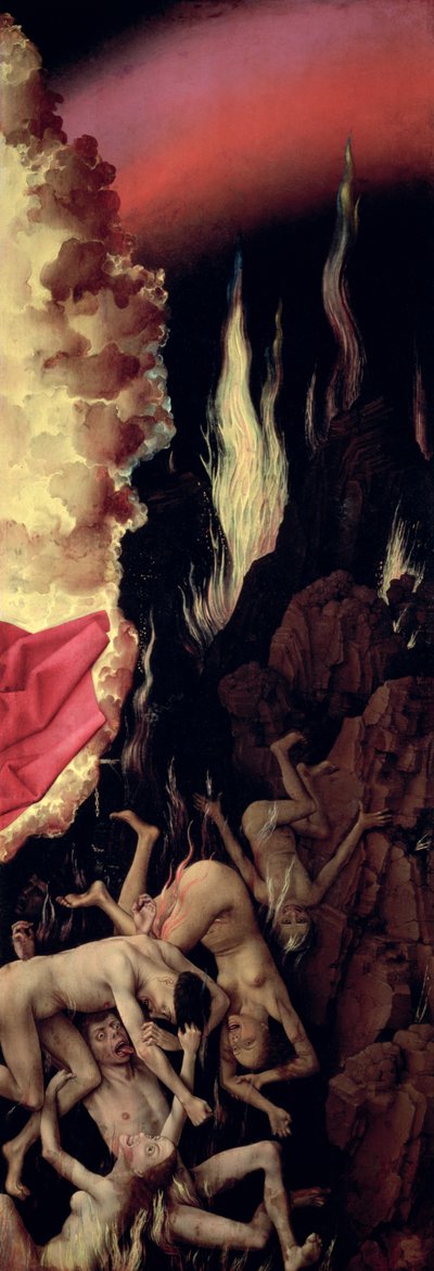 地獄、最後の審判のパネル、c.1445-50（20546を参照） 作： Rogier van der Weyden