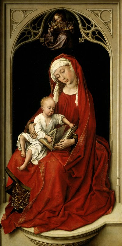 マドンナと子供、1435-1438 作： Rogier van der Weyden