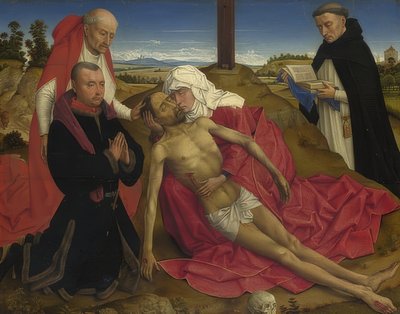 ピエタ。 1465年頃 作： Rogier van der Weyden