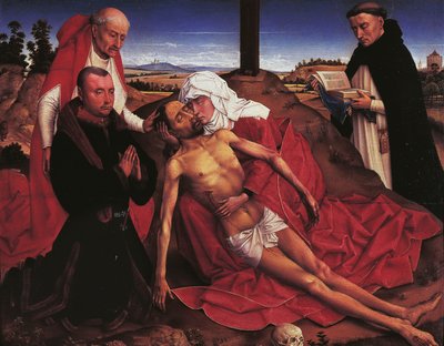 ピエタ、Rogier van der Weyden (1399-1464) 作 作： Rogier van der Weyden