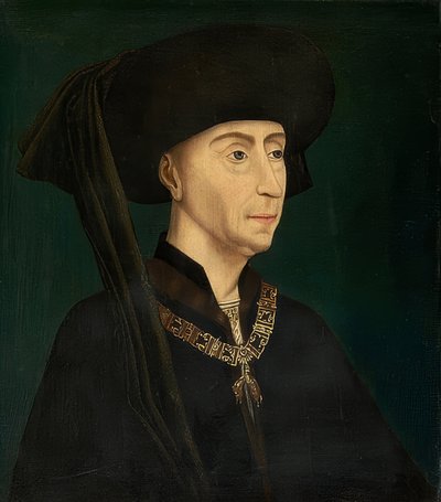 ブルゴーニュ公フィリップ大善の肖像（1396-1467） 作： Rogier van der Weyden