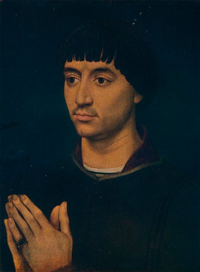 ジャン・グロの肖像、c1460 作： Rogier van der Weyden