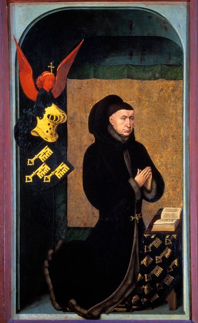ニコラ・ロラン（1376-1461）の肖像 フィリップ・ル・ボンの下でブルゴーニュの首相を務め、1443年にボーヌのホスピスを創設した ロジェ・ファン・デル・ウェイデン（1400-1464）の絵画 15世紀 ボーヌ、ホテル・デュー博物館 - ニコラ・ロラン（1376-1）の肖像 作： Rogier van der Weyden