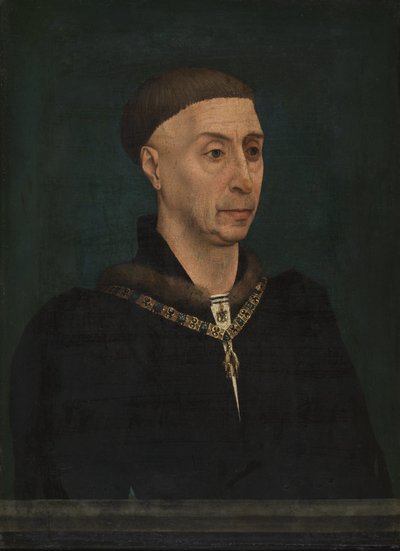 善良なるフィリップの肖像 1396-1467 作： Rogier van der, Weyden