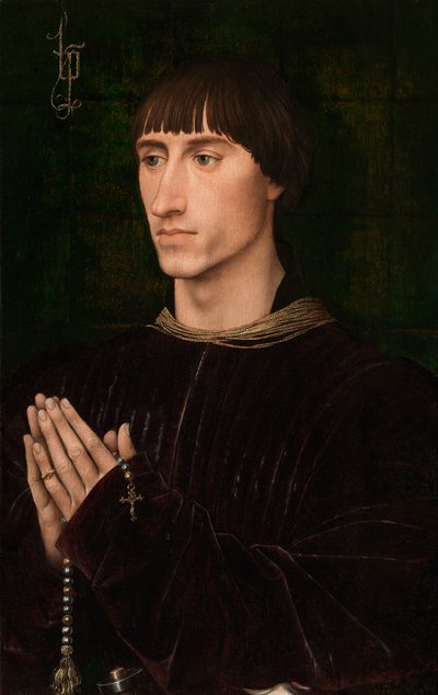 Philippe de Croÿの肖像（パネルに油彩）（471141とペア） 作： Rogier van der Weyden