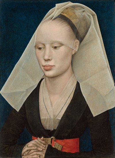 女性の肖像、c。 1460年。 作： Rogier van der Weyden