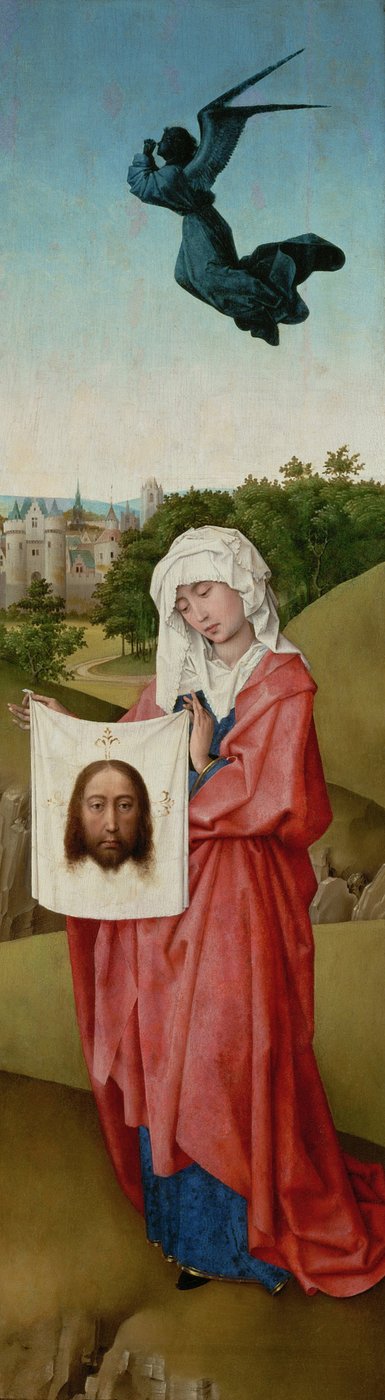 聖ベロニカはりつけ三部作、c。 1440 作： Rogier van der Weyden