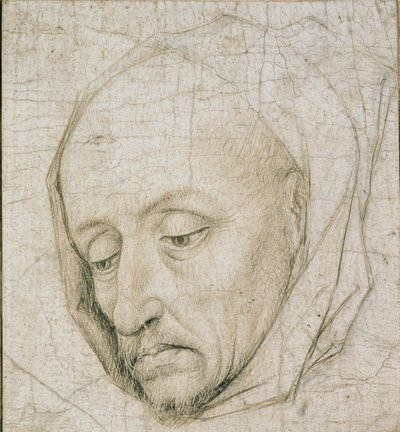 老人の頭部の習作 15世紀 作： Rogier van der Weyden