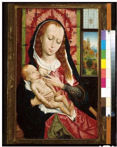 聖母子、1480年頃 作： Rogier van der Weyden
