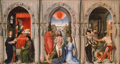 Rogier van der Weyden（1399-1464）によるバプテストのトリプティク 作： Rogier van der Weyden