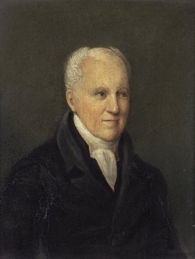 ジョージ・クラッブ牧師 1827-28年頃 （パネルに油彩 作： Rolinda Sharples