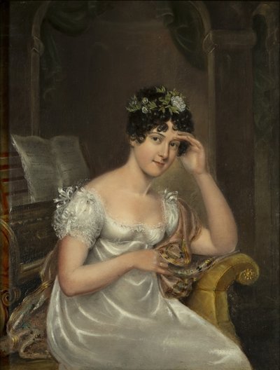 自画像、1814年頃（キャンバスに油彩） 作： Rolinda Sharples