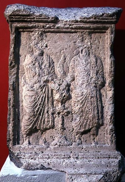 パルミラの祭壇（碑文入り）85（石製 作： Roman